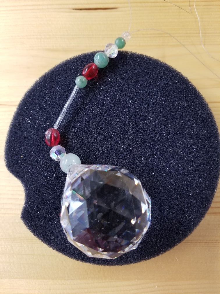 Swarovski window/ car rearview or window ornament