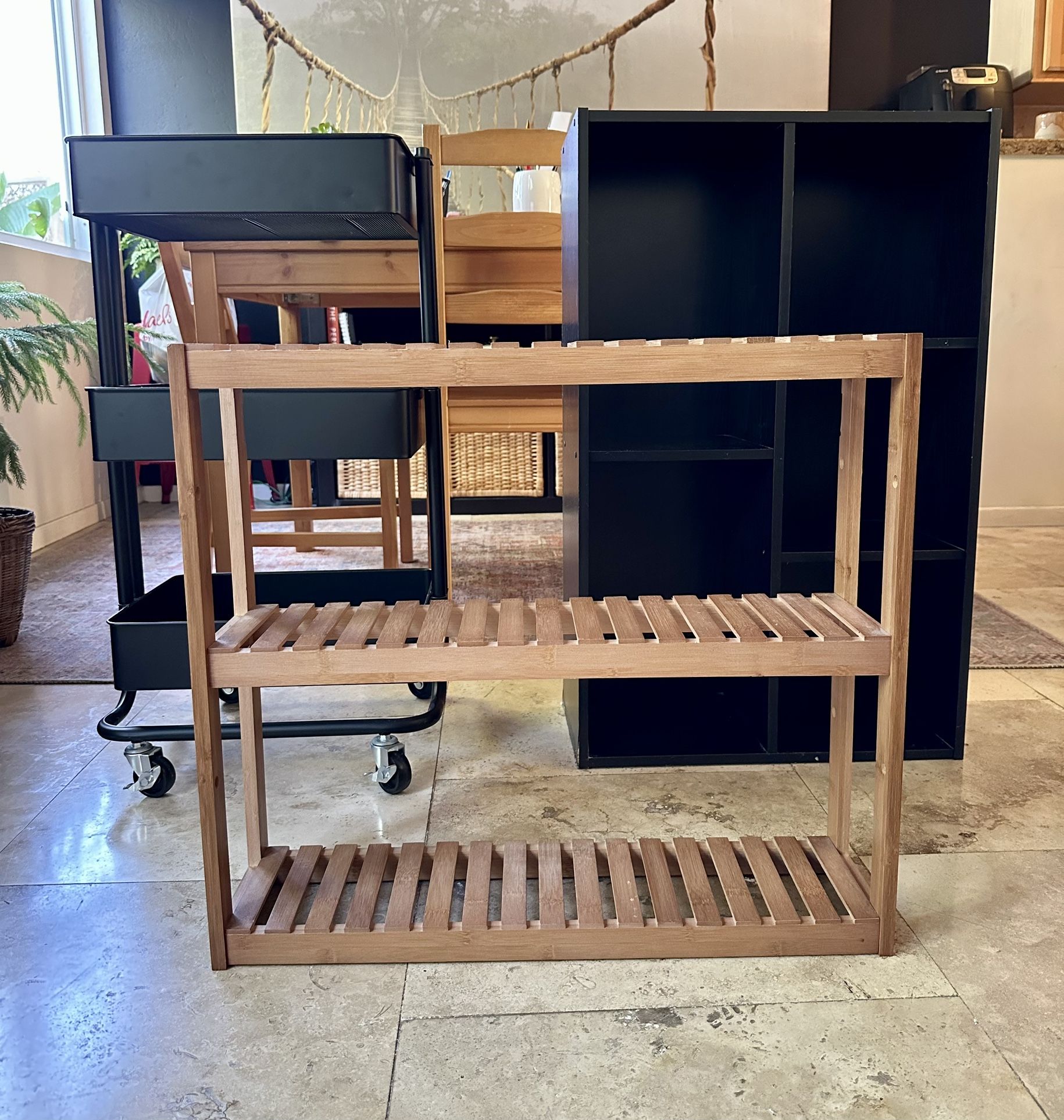 Wooden Shelf Units