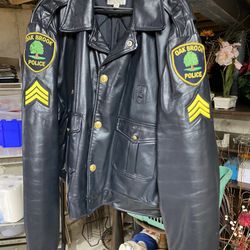 Chicago Police Leather Jacket