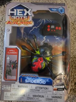 Hex Bots Alive Inside Spideroid RC Wall Climber Firm