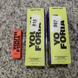 Youthforia Cleanser And Blush Oil