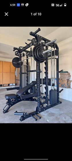 NEW SQUAT RACK SMITH MACHINE COMPLETE GYM - FREE DELIVERY