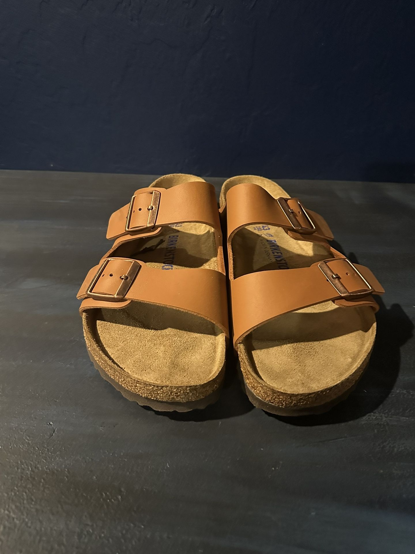 Birkenstock Mens Arizona Soft Footbed Leather- Size Mens 10
