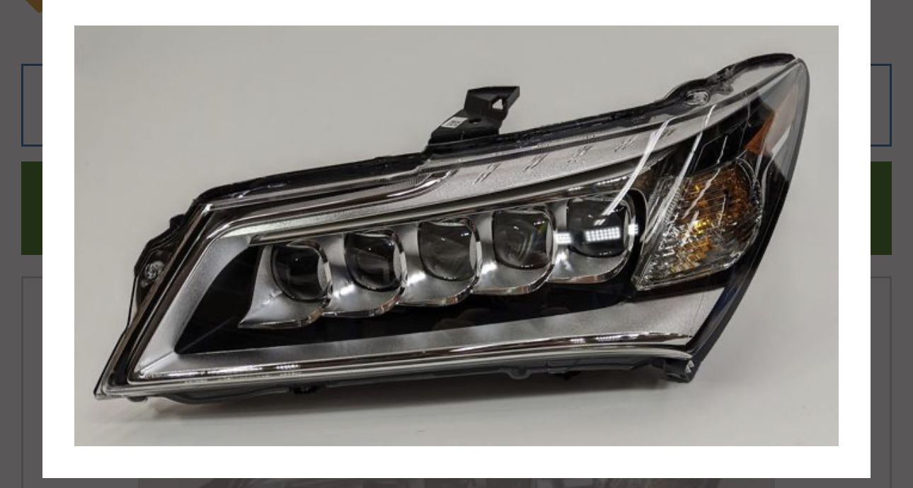 Headlights For Acura MDX OEM 2014-2016