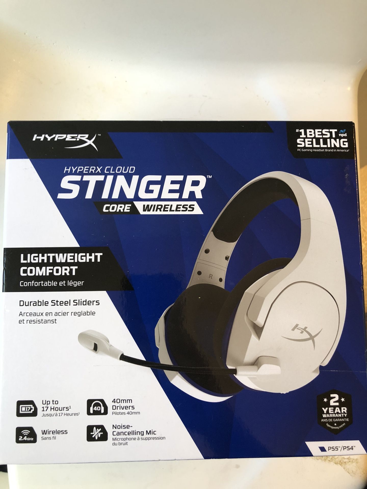 Brand New Wireless Noise Canceling Headset For PlayStation PS4/5 Or PC 