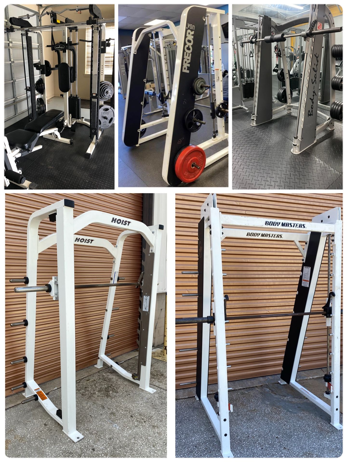 Gym Equipment, Olympic Weight Plate Bench, Chest, Smith Machines Home Leg Press Dumbbell Rack Power Squat Curl Extension Bar
