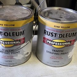 RUSTOLEUM TRAFFIC STRIPING PAINT TRAFFIC YELLOW
