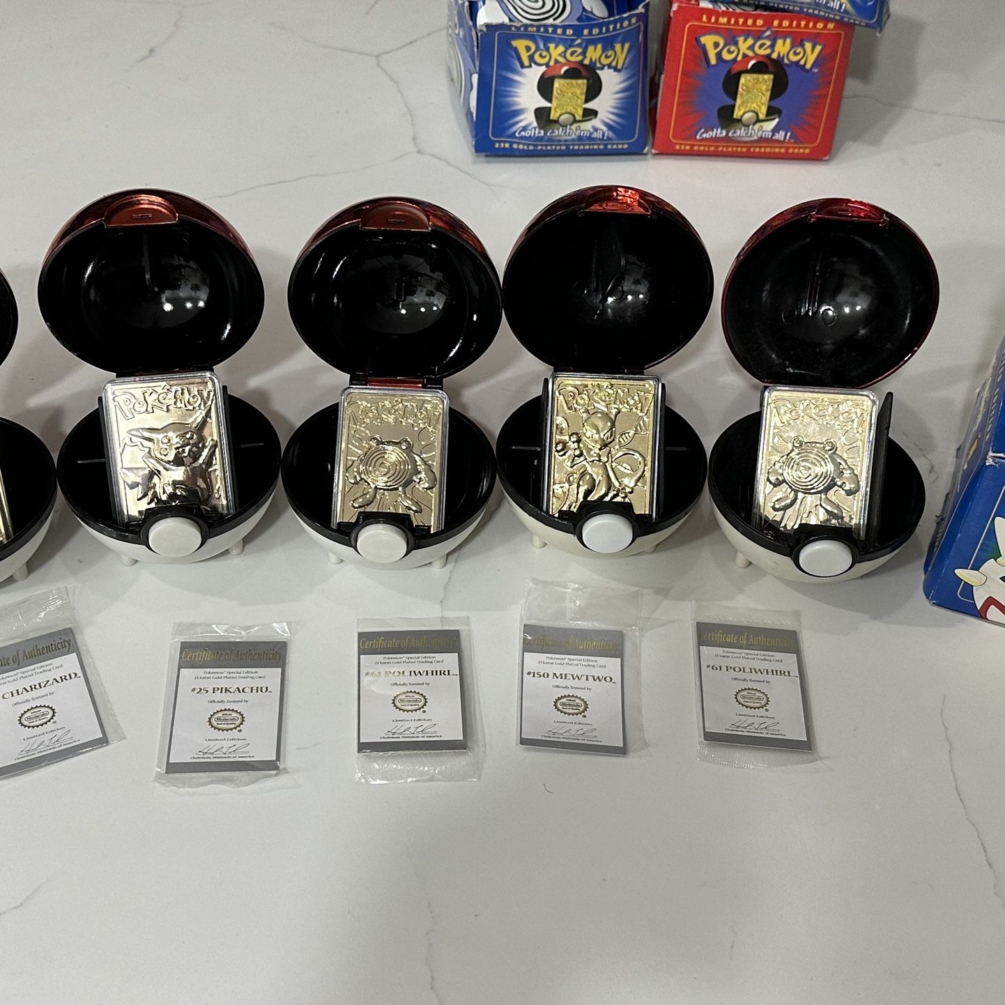 burger king pokemon gold cards complete set 1999 Burger King promotional Pokmon toys