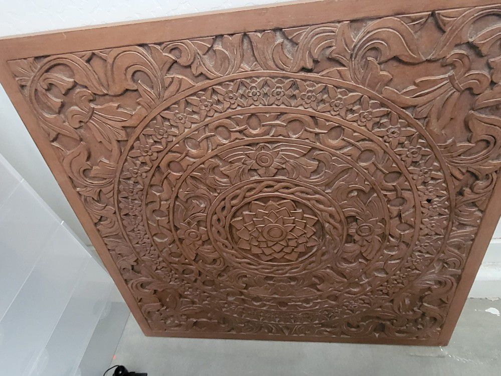 Wood Carved Mandala