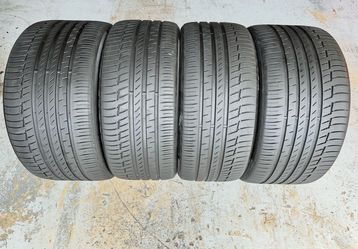 Four Tires 275/35/22 and 315/30/22 Continental PremiumContact6 like new with 85-90% Left BMW X5 X6