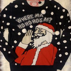 Mens Large Ugly Christmas Sweater (Check Out All My Other Christmas Items For Sale!) Thumbnail