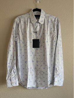 Bnwt Louis Vuitton Monogram Button Up Dress Shirt