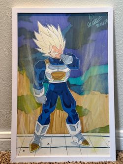 Dragon Ball Vegeta Super Saiyan Art
