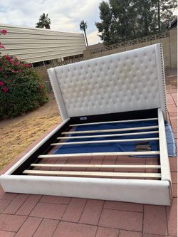Z Gallerie king size bed frame