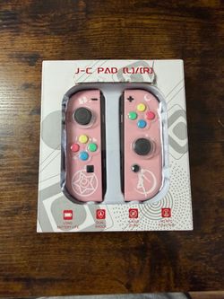 Nintendo Switch Wireless Joy-Con Controllers Pink Anime Moon Design
