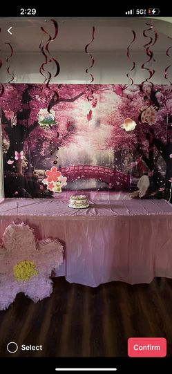 Cherry Blossom Backdrop