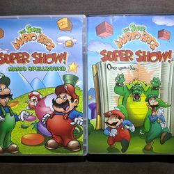 Vintage Super Mario Bros Super Show Movie 2 Dvd Bundle 1989-90
