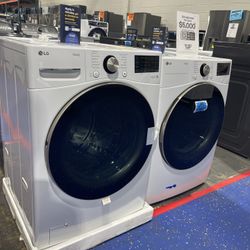 Brand new LG stackable washer dryer set with warranty