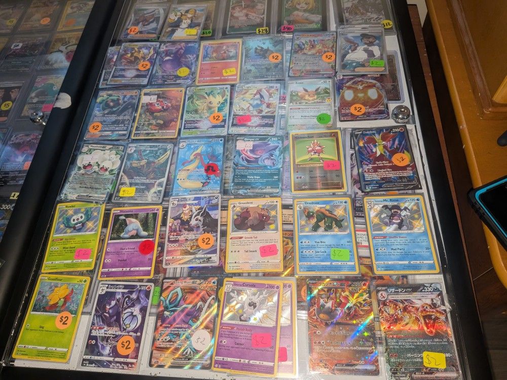 $2 POKEMON CARD SINGLES (EX, GX, SHINY, GALLLERY, TRAINERS & MORE)