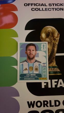 Messi world cup sticker