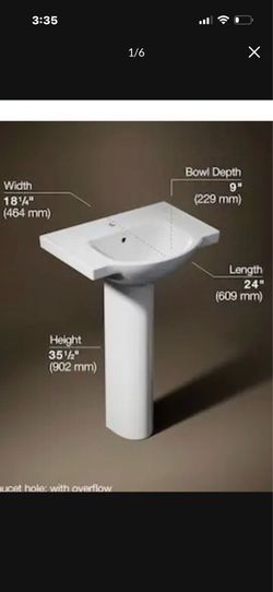 Lightly used Kohler sink 21 inch wide 100$