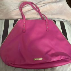 Juicy Couture Pink/b&w Stripe Tote 