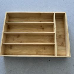 Bamboo Utensil Organizer