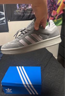 Adidas Samba Grey Suede Low-Top Sneakers