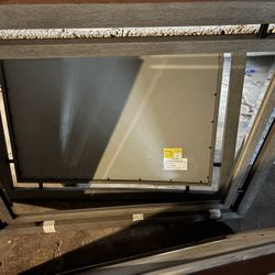 Gray Wood Grain Mirror 