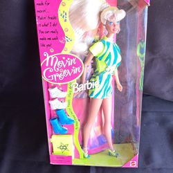 Mattel Movin and Groovin Barbie Doll 1997