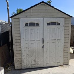 7x7 Plastic Resin Storage Shed
