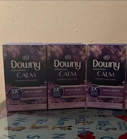 Downy calm dryer sheets