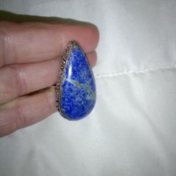 925 Silver ring with stone