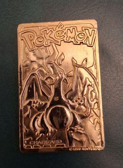 Vintage gold plated Charizard