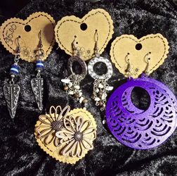 Lit #1.  4 Pair Brand New Earrings 