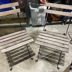 Two Chairs And  Outdoor Table