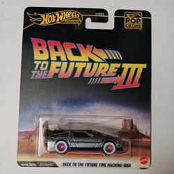NEW Hot Wheels Pop Culture Back to the Future TIME MACHINE 1955 DeLorean JBL76