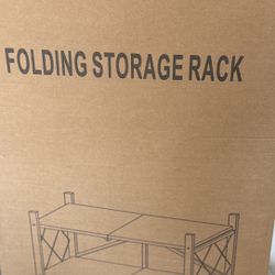 3 Tier Folding Storage Shelf