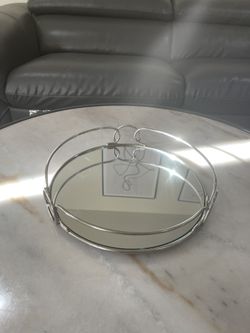 Decorative Mirror Tray 13” X 13”
