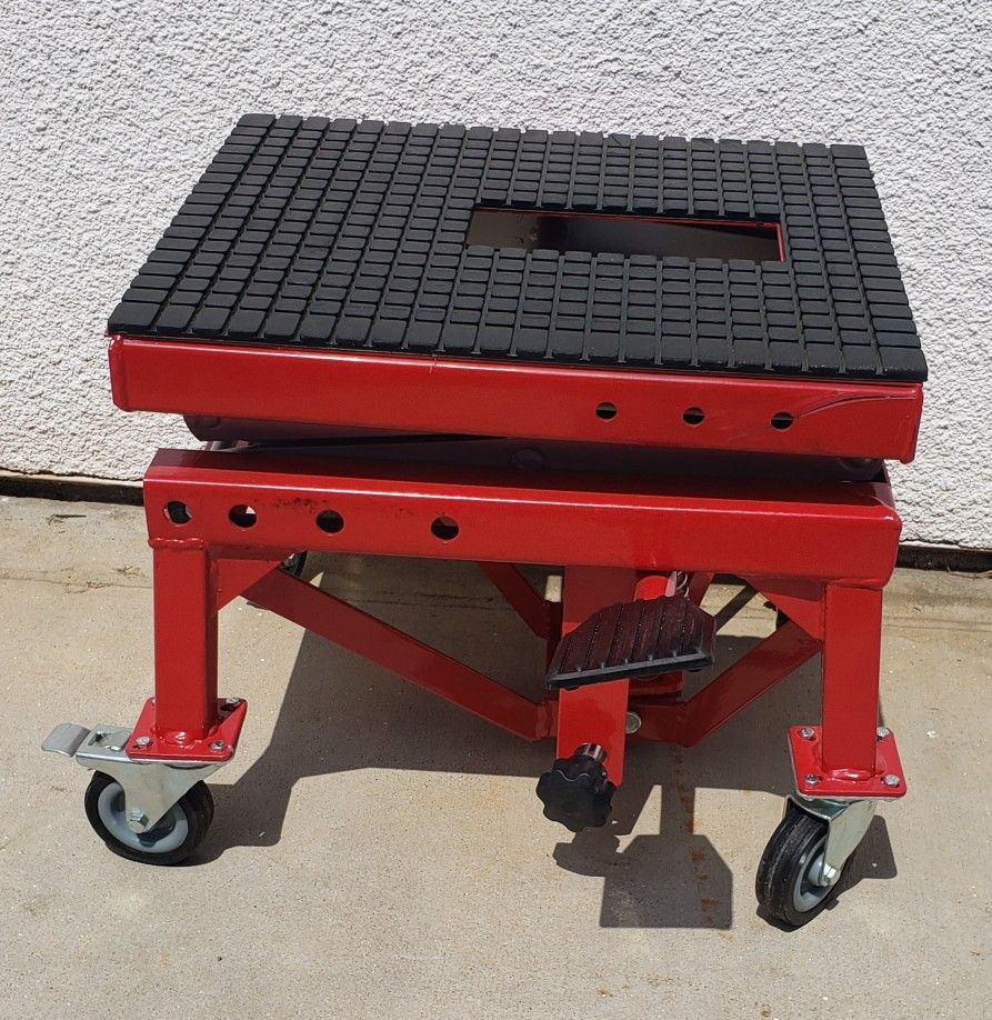 300LBS Motorcycle Dirt Bike ATV Motorcycle Bike Scissor Jack Lifts