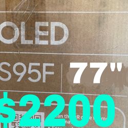 Brand new Samsung 77” OLED TV (Model: QN77S90FAF) — open box -still in the box!