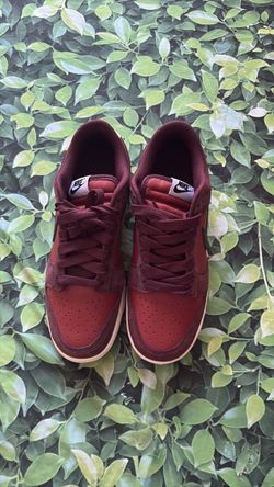 Nike Dunk Low Burgundy Red Sneakers