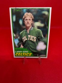 Topps 1981 Larry Bird #34 Boston Celtics Basketball Sports Trading Card