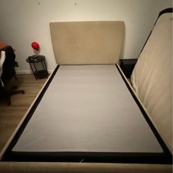 Queen Bed Frame With Box Spring 