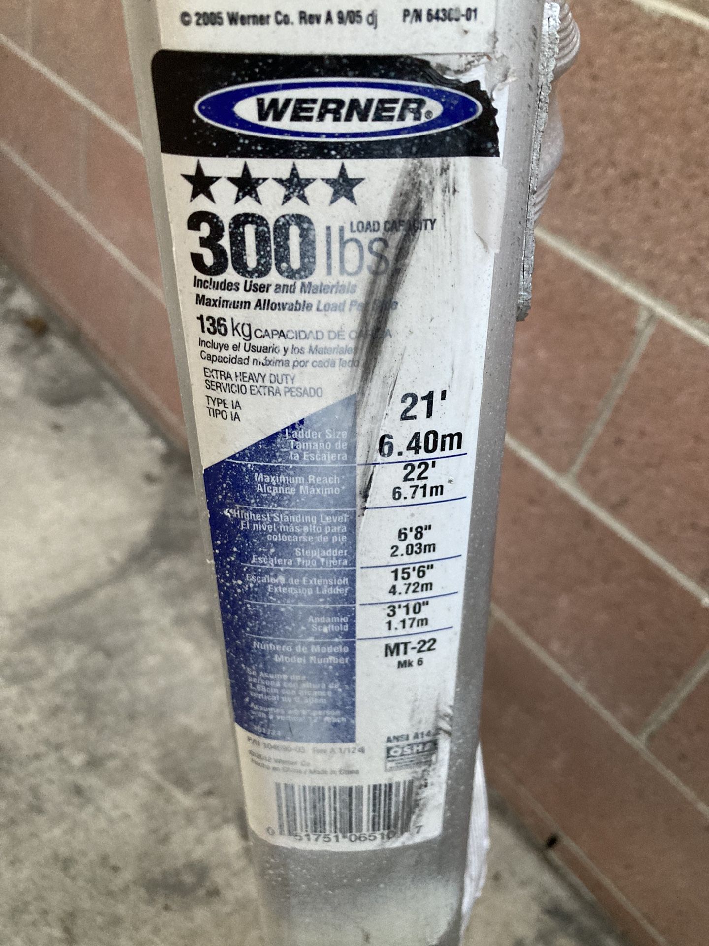 Werner Ladder πͺ Multi Position 21β