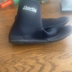 Kids Deep See Brand Neoprene Diving Boots Size 8