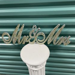Crystal   MR&MRS  Sign