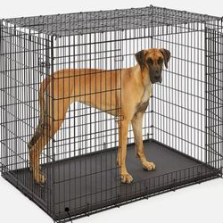 Brand New 48"x31"x33 Xxxl Dog Crate 2 Door Foldable Animal Cage With Tray Portable Kennel