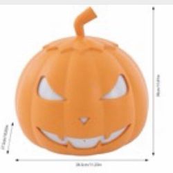 LED Pumpkin Fog Machine with Color-Changing Lights – Halloween Party Decoration, Spooky Atmosphere Maker with Remote Control & Timer Function （Q189）$ 