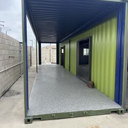 40’ Container Patio Conversion. 